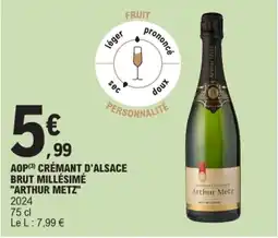 E.Leclerc Arthur Metz CRÉMANT D'ALSACE offre