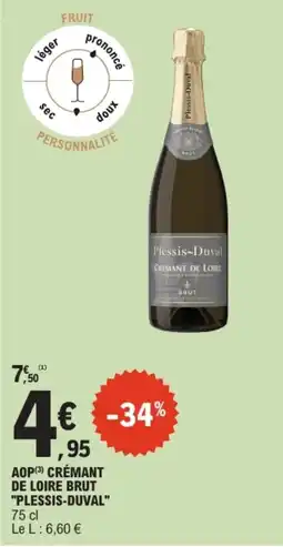 E.Leclerc Plessis-Duval CRÉMANT DE LOIRE BRUT offre