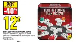 E.Leclerc BOITE DE DOMINOS TRAIN MEXICAIN offre