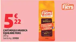 Auchan Fiers Café Moulu Arabica Équilibré offre