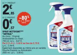 E.Leclerc Antikal spray nettoyant offre