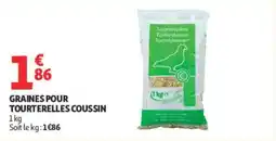 Auchan Tourterelles Coussin offre