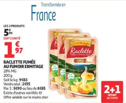 Auchan Ermitage Raclette offre