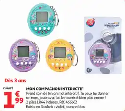 Auchan ONE TWO FUN MON COMPAGNON INTERACTIF offre