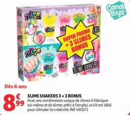 Auchan Canal Toys SLIME SHAKERS offre