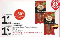E.Leclerc Saint Azay Chorizo offre