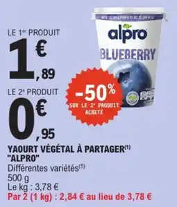 E.Leclerc alpro Yaourt végétal offre