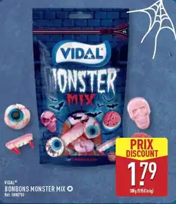 ALDI VIDAL BONBONS MONSTER MIX offre