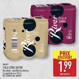 ALDI River COLA ZÉRO SUCRE offre