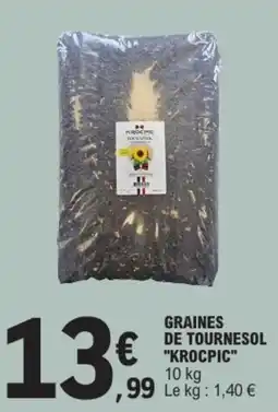 E.Leclerc KROCPIC GRAINES DE TOURNESOL offre