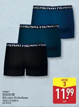 ALDI ATHENA BOXERS offre