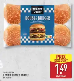 ALDI TRADER JOE'S DOUBLE BURGER offre