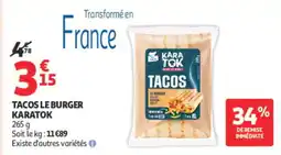 Auchan KARATOK TACOS offre