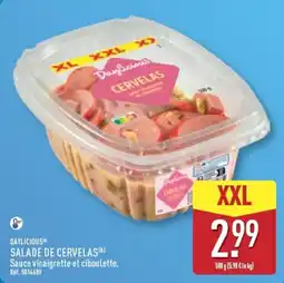 ALDI DAYLICIOUS SALADE DE CERVELAS offre