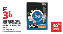 Auchan PURINA ONE Croquettes pour chat offre