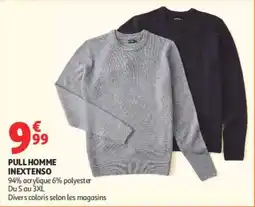 Auchan INEXTENSO PULL HOMME offre