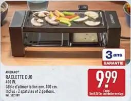 ALDI AMBiano RACLETTE DUO offre