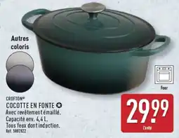 ALDI CROFTON COCOTTE EN FONTE offre