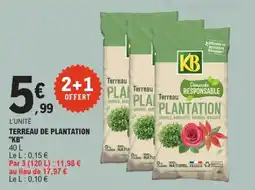 E.Leclerc KB Terreau de plantation offre