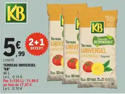 E.Leclerc KB Terreau Universel offre