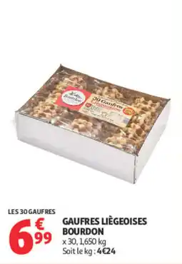 Auchan BOURDON GAUFRES LIÈGEOISES offre
