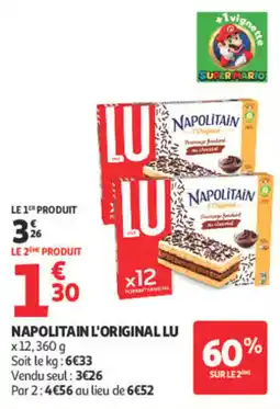 Auchan LU NAPOLITAIN L'ORIGINAL offre