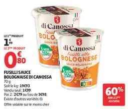 Auchan di Canossa Fusilli Sauce Bolognaise offre
