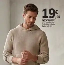 E.Leclerc Sweat homme offre