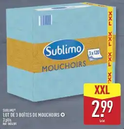 ALDI Sublimo Mouchoirs offre