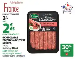 Auchan Socopa Chipolatas offre