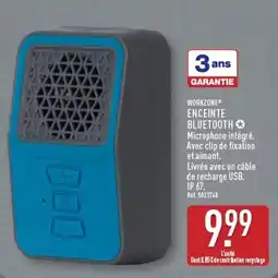 ALDI WORKZONE ENCEINTE BLUETOOTH offre