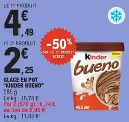 E.Leclerc Kinder Bueno offre