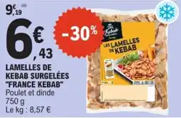 E.Leclerc France Kebab Lamelles de kebab offre