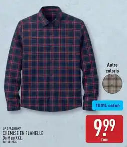ALDI UP 2 FASHION CHEMISE EN FLANELLE offre