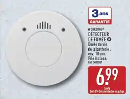 ALDI WORKZONE DÉTECTEUR DE FUMÉE offre
