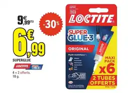E.Leclerc LOCTITE SUPER GLUE 3 offre