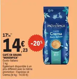E.Leclerc MOVENPICK CAFÉ EN GRAINS offre