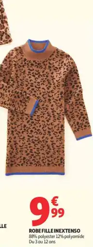 Auchan INEXTENSO ROBE FILLE offre