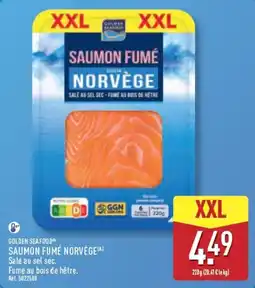 ALDI GOLDEN SEAFOOD SAUMON FUMÉ offre