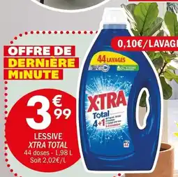 La Foir'Fouille Xtra lessive total offre
