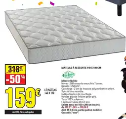 E.Leclerc DekoDream Matelas à ressorts offre