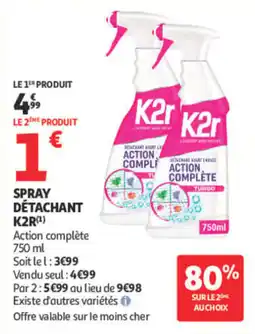 Auchan K2r Spray détachant offre