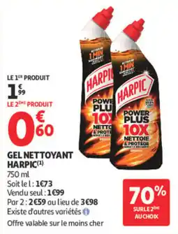 Auchan Harpic Gel nettoyant offre