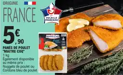 E.Leclerc Maitre coq panes de poulet offre