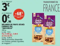 E.Leclerc Daco Bello Mélange de fruits séchés offre
