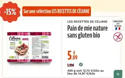 La Vie Claire Céliane Pain de mie nature offre