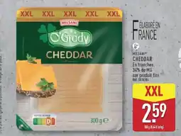 ALDI MILSANI O'Grady CHEDDAR offre