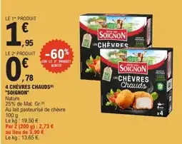 E.Leclerc SOIGNON LES CHÈVRES Chauds offre