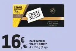 E.Leclerc CARTE NOIRE CAFÉ MOULU offre
