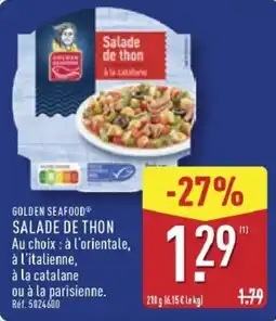 ALDI GOLDEN SEAFOOD SALADE DE THON offre